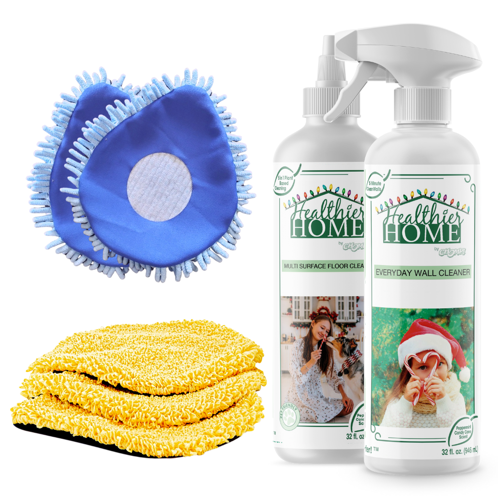 Peppermint Wall and Floor Cleaner Holiday Bundle