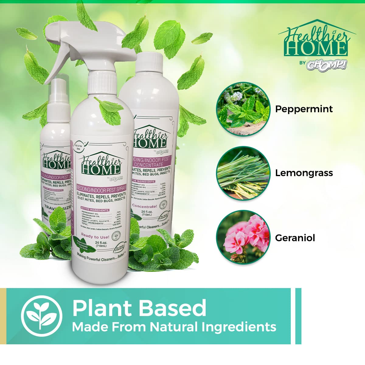 Eco-Friendly Bedding and Indoor Pest Spray Ready to Use