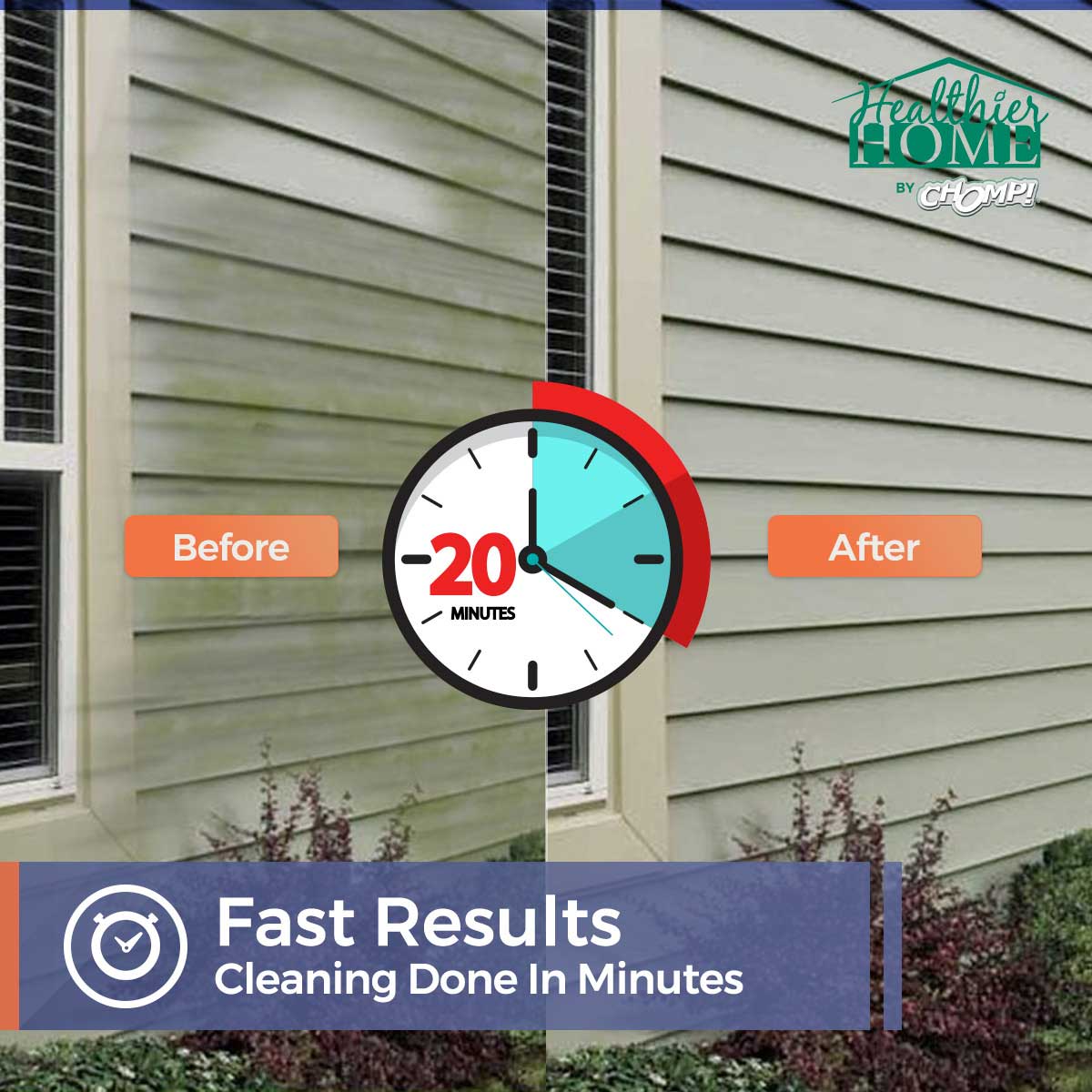 CHOMP! World's Best Gutter And Siding Cleaner Bundle