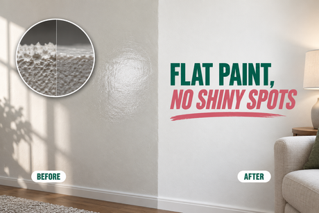 How to Clean Flat Paint Walls Without Leaving Shiny Spots