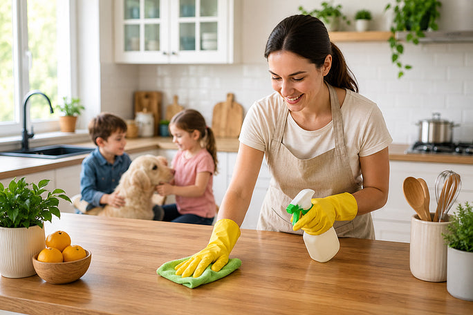 Safe Kitchen Cleaning Tips for Homes with Kids
